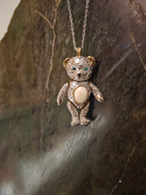 Load image into Gallery viewer, Champagne Jade Bear Pendant
