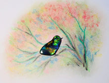 Load image into Gallery viewer, Ammolite Art Painting
