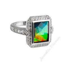 Load image into Gallery viewer, Sterling Silver Princess Ammolite Ring
