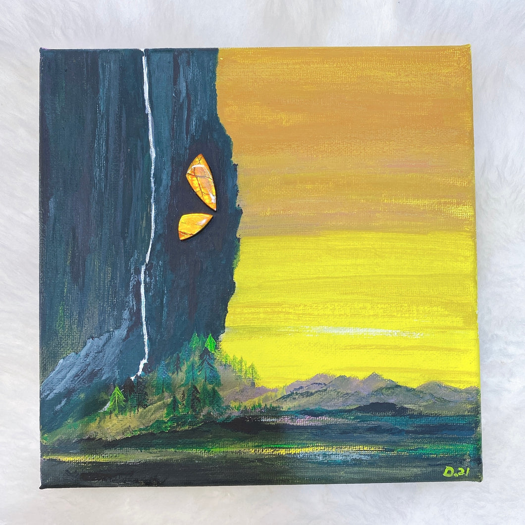 Ammolite Art Painting
